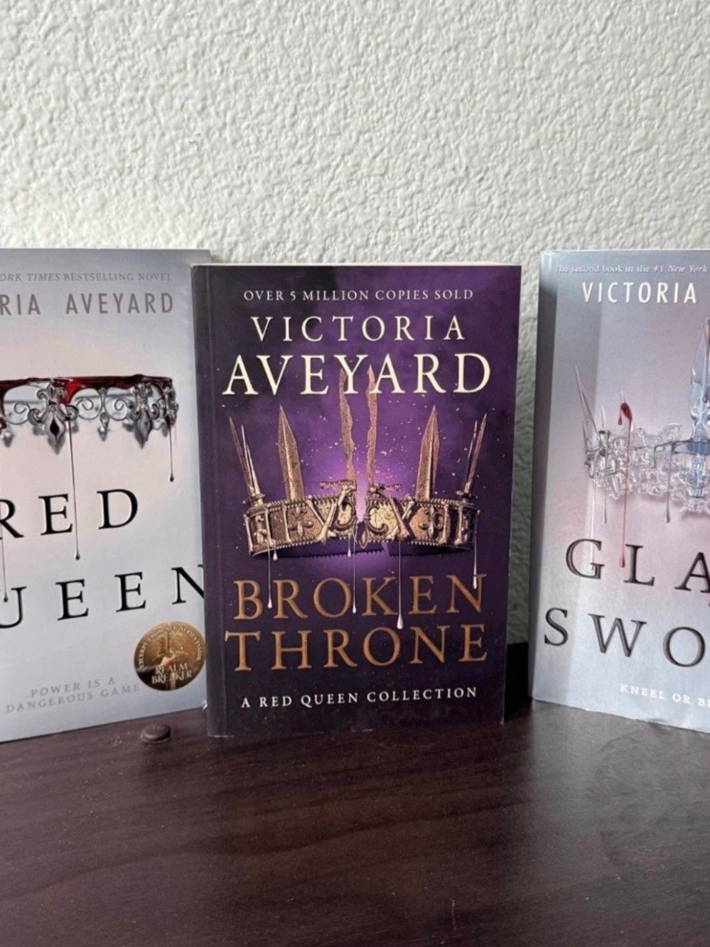 Broken Throne - Purple Hardcover Book